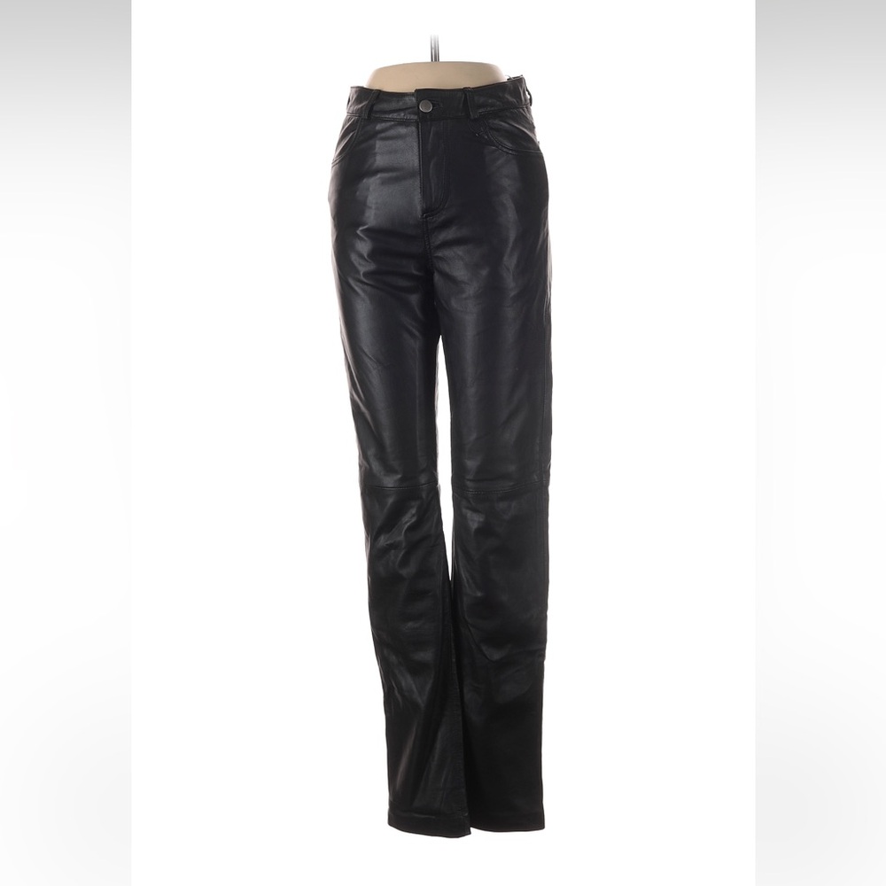 Deadwood Black Leather Pants